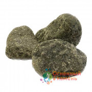 Камень для бани Дунит обвалованный фракция 70-150 мм. (20 кг.) 