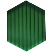 Сотовый поликарбонат  8 мм цвет зеленый 6 м