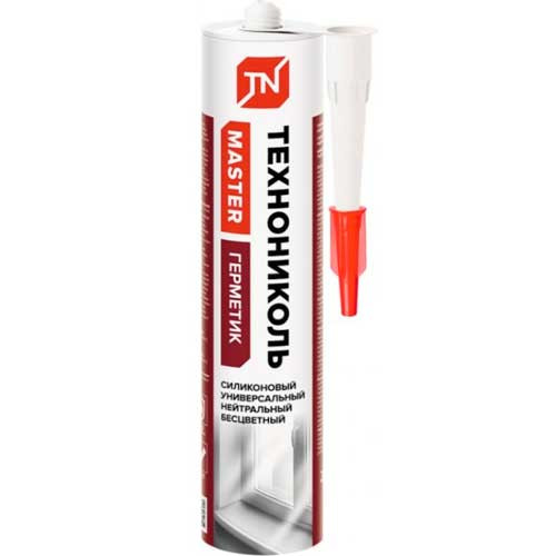 Герметик силиконовый универсальный нейтральный бесцветный 280 мл. Технониколь