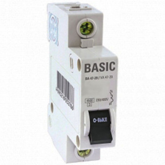 Автоматический выключатель 1п 6А EKF basic
