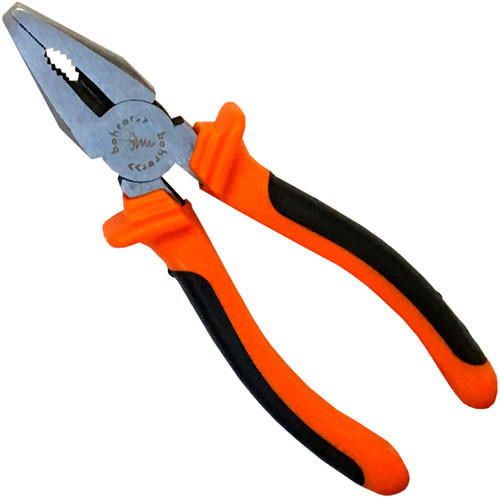 Пассатижи Bohrer Стандарт 160 мм. двухкомпонентная рукоятка