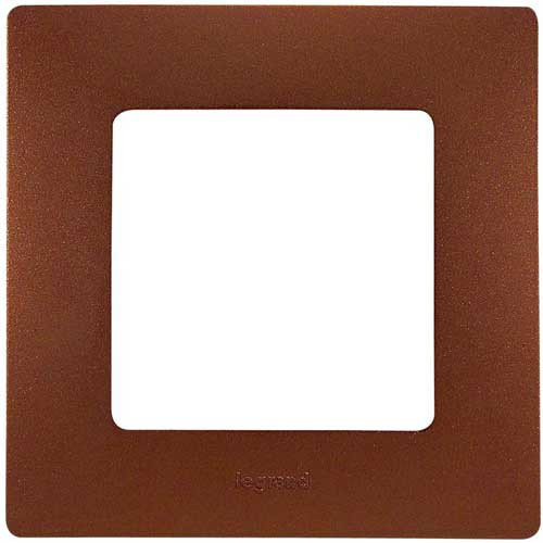 Рамка одинарная Legrand Etika какао