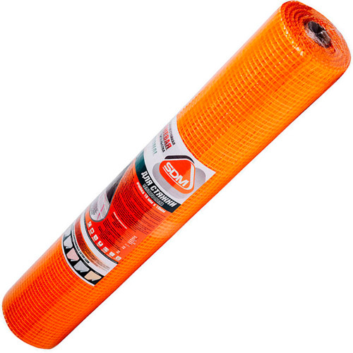 Сетка стеклотканевая Для стяжки 10*10 (1м*50М)