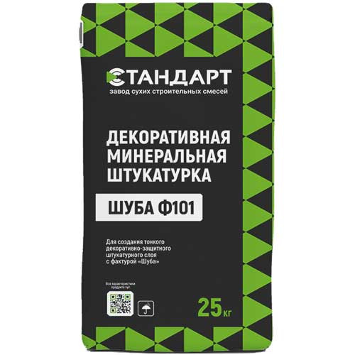 Декоративная штукатурка ШУБА Ф101 Стандарт (25 кг)