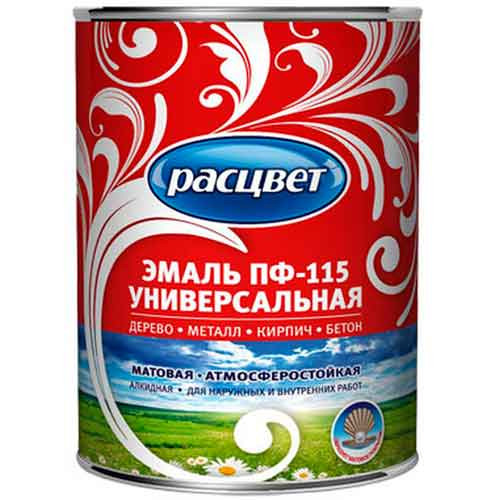 Эмаль ПФ-115 сиреневая 2,7 кг РАСЦВЕТ