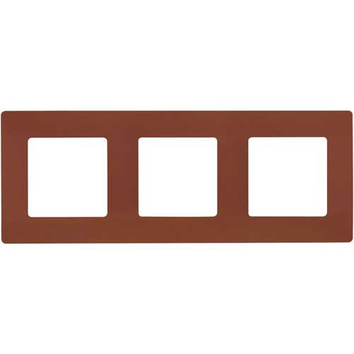 Рамка тройная Legrand Etika какао