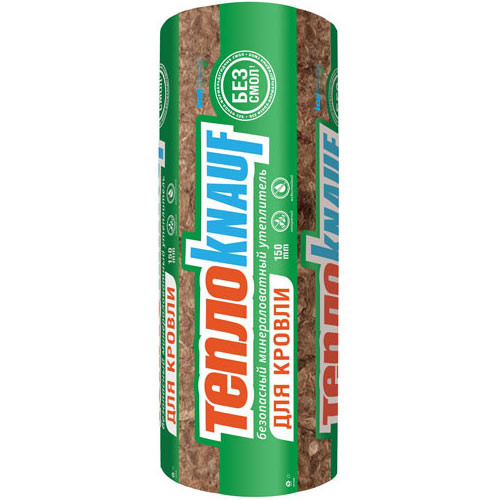 Утеплитель ТеплоKNAUF для кровли рулон 5*1220*6148*2 (15 м2) Утеплитель ТеплоKNAUF для кровли рулон 5*1220*6148*2 (15 м2)