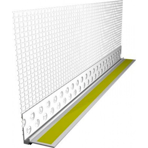 Профиль примыкающий самоклеющийся с армирующей сеткой 6 мм ( 2.4 м)