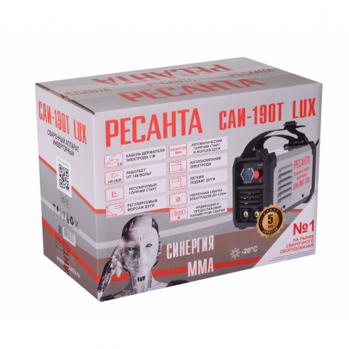 Сварочный аппарат инверторный САИ 190Т LUX  Ресанта