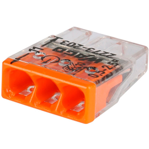 Клемма 3х0.5-2.5 мм. ( без пасты) WAGO