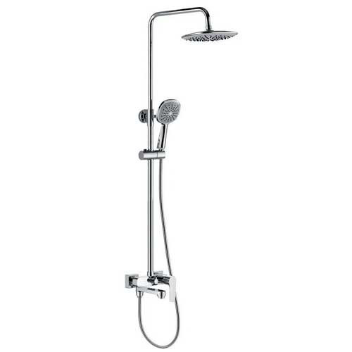 Душевая система HAIBA 2401 излив является переключателем на лейку, хром