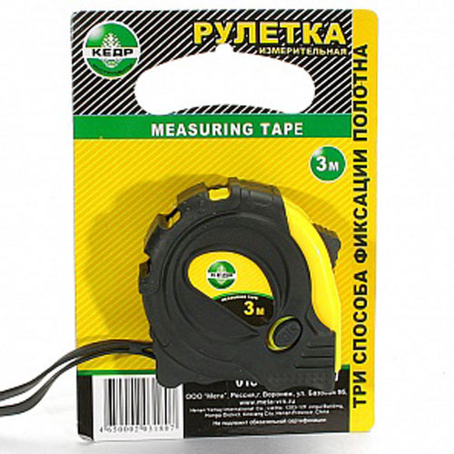 Рулетка Кедр 3м