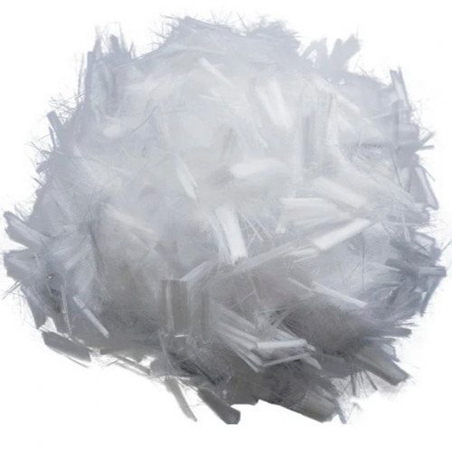 Фибра армирующая для бетона стекловолокно 1 кг.