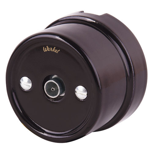 Розетка TV Werkel Ретро коричневая