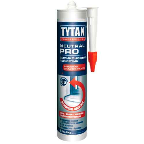 Герметик силиконовый NEUTRAL PRO белый 310 мл. TYTAN
