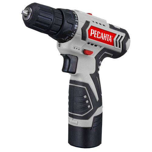 Дрель - шуруповерт аккумуляторная ДА-12-2ЛК Ресанта Дрель - шуруповерт аккумуляторная ДА-12-2ЛК Ресанта