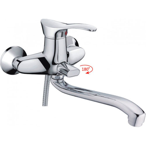 Смеситель для ванны HAIBA 2201 излив 300 мм