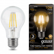 Лампа светодиодная Filament E27 10Вт 2700К GAUSS