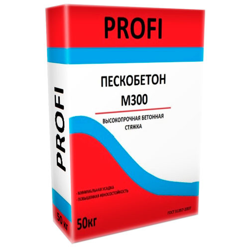 Пескобетон М-300 PROFI 50 кг Пескобетон М-300 PROFI 50 кг