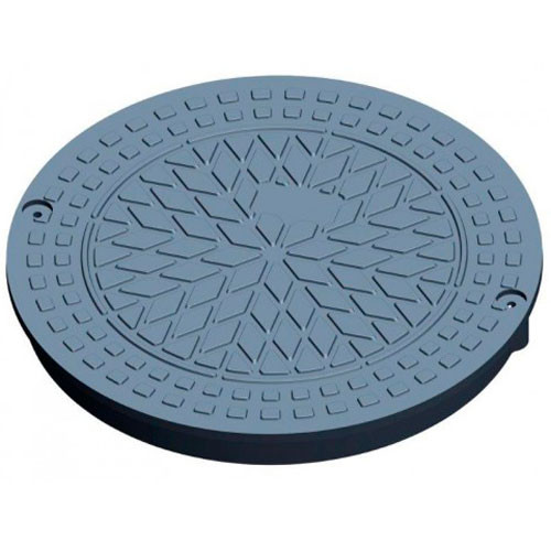 Крышка дренажного колодца D315 (чёрная)