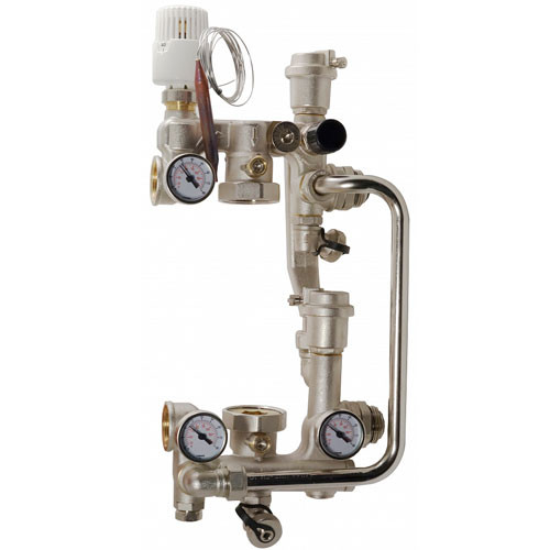 Насосно смесительный узел для теплого пола HS113 180 мм ViEiR