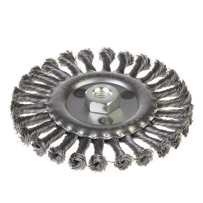 Кордщетка дисковая жесткая 125 мм для болгарки