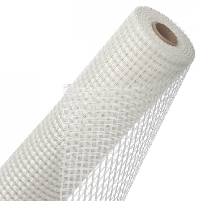 Сетка стеклотканевая цокольная панцирная  320 гр/м,кв.(1*25 м)