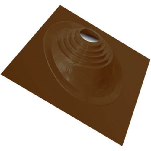 Кровельная проходка Мастер Флеш угловой №6 (200-280 Силикон) коричневый