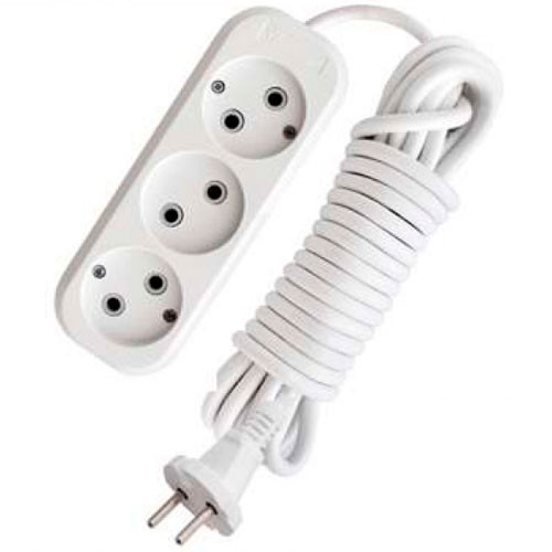 Удлинитель 3х5 м. без заземления ПВС 2*0.75 UNIVERSALl