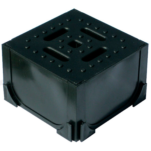 Угловой элемент для пластиковых лотков с крышкой Gidrogroup