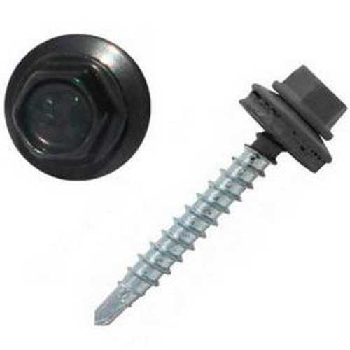 Саморезы кровельные 4.8*29 (250 шт) Серые (RAL 7024)