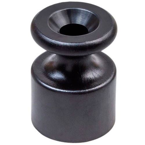 Изолятор для ретро кабеля пластик черный Bironi