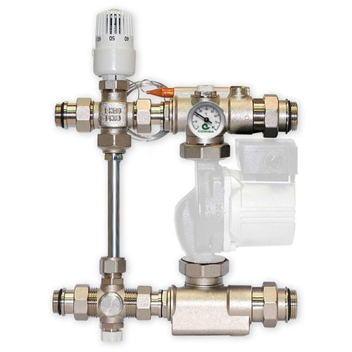 Насосно-смесительный узел для отопления и теплого пола VR208