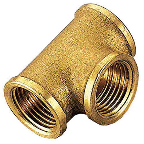 Тройник 1 внутренняя резьба латунь