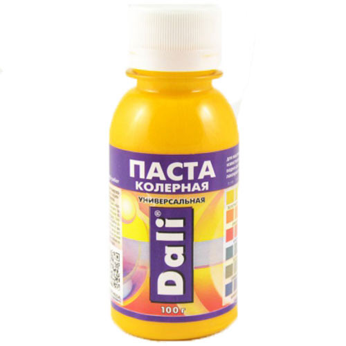 Паста колерн. универс.DALI ЗОЛОТИСТО-ЖЁЛТАЯ 0,1КГ