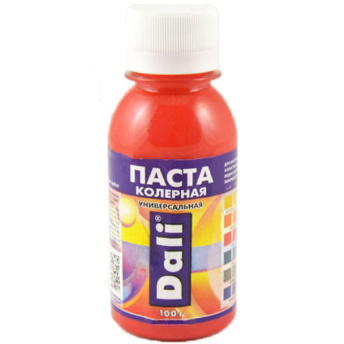 Паста колерн. универс.DALI КРАСНАЯ 0,1КГ