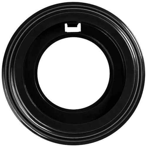 Рамка ретро одинарная ABS-пластик черная Bironi Лизетта