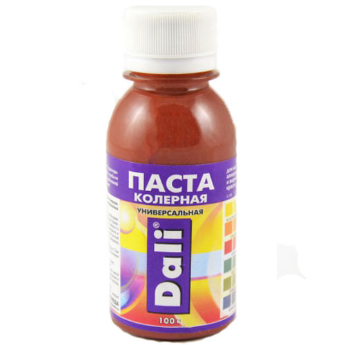 Паста колерн. универс.DALI КРАСНО-КОРИЧНЕВАЯ 0,1КГ