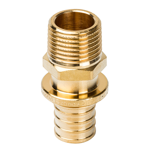 Переходник аксиальный 20х1/2 нар. для сшитого полиэтилена VER-PRO