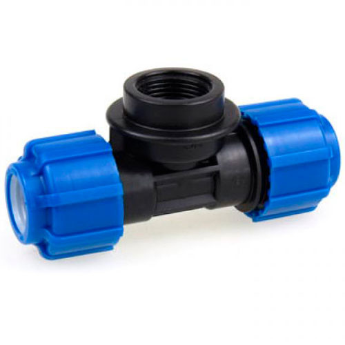 Тройник ПНД 25х3/4х25 (внутренняя резьба)