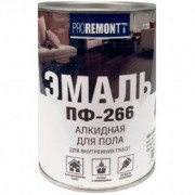 Краска эмаль ПФ-266 для полов желто-коричневый 0,9 кг. Лакра PROREMONTT