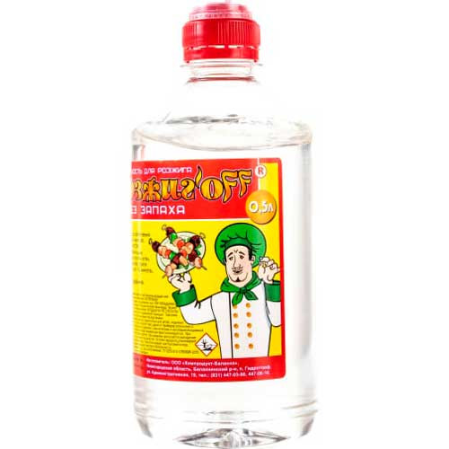 Жидкость для розжига Розжиг off (0,5л.)