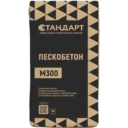 Пескобетон М-300 Стандарт (50 кг) Пескобетон М-300 Стандарт (50 кг)