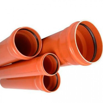 Труба канализационная ПВХ  200 (2 м) наружная