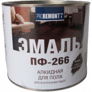 Краска эмаль ПФ-266 для полов желто-коричневый 2,7 кг. Лакра PROREMONTT