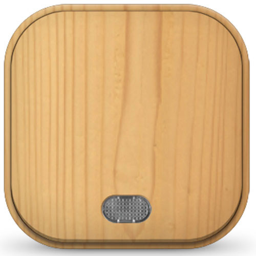 Выключатель одноклавишный c подсветкой открытой установки сосна UNIVersal IONICH