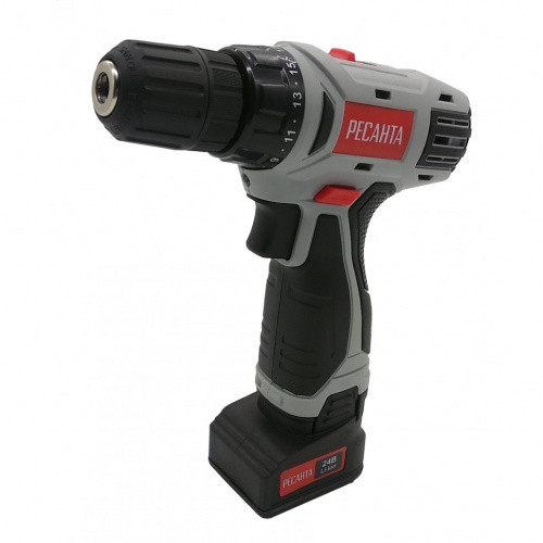 Дрель -шуруповерт аккумуляторная ДА-24-2ЛК Ресанта