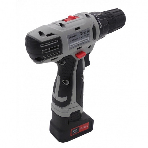 Дрель -шуруповерт аккумуляторная ДА-24-2ЛК Ресанта