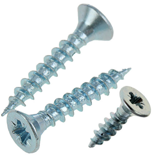 3,5*16 Саморезы универсальные белый цинк (1000 шт) 