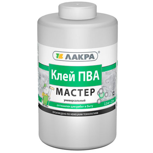 Клей ПВА универсальный МАСТЕР 2.3 кг Лакра купить в Рязани в наличии по ...